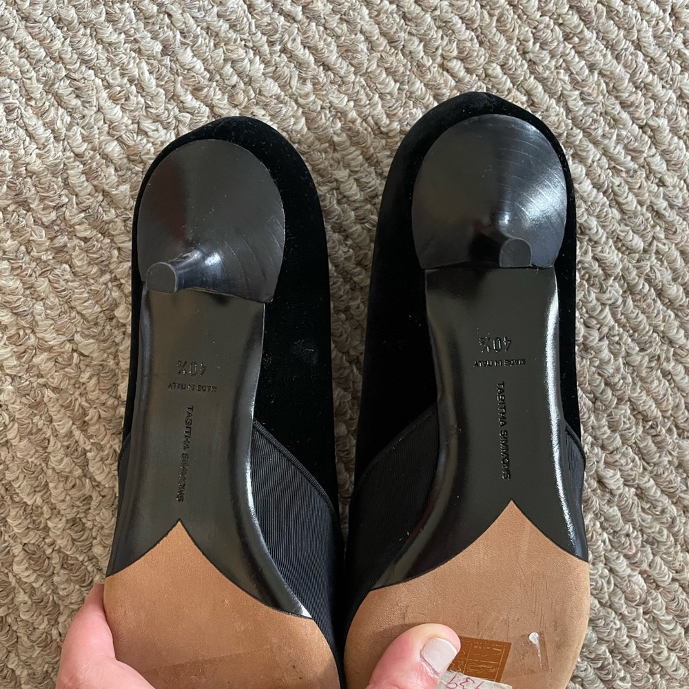 NWT Tabitha Simmons velvet kitten heel - Picture 6 of 7
